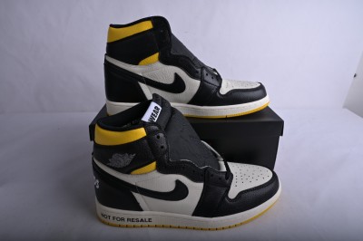 Jordan 1 Retro High Not for Resale Varsity Maize   861428-107