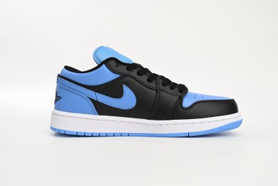 Jordan 1 Low Black University Blue      553558-041