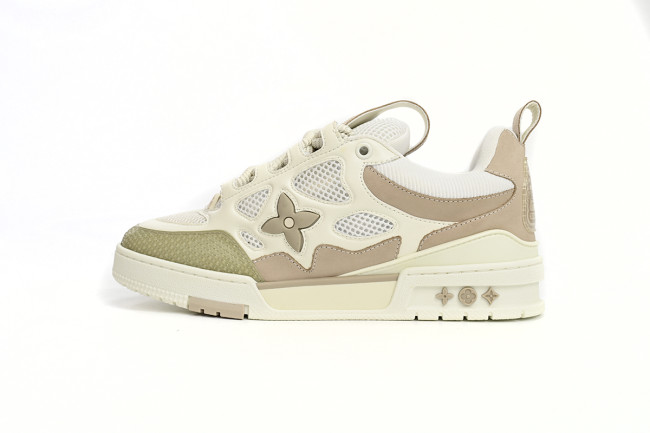 Lo*is V*it*on LV Skate Sneaker Beige White