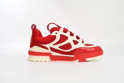 Lo*is V*it*on LV Skate Sneaker Red White