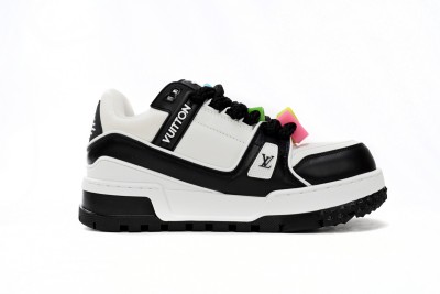 Lo*is V*it*on LV Skate Sneaker Black White