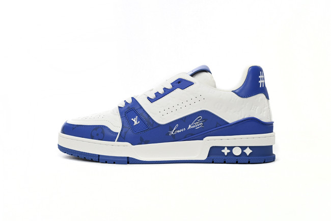 Lo*is V*it*on Trainer #54 Signature Blue White