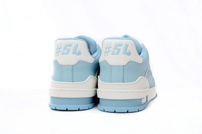 Lo*is V*it*on   LV Trainer #54 Light Blue White