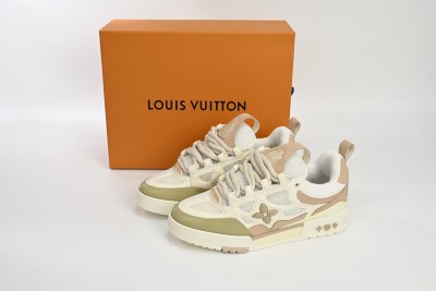 Lo*is V*it*on LV Skate Sneaker Beige White