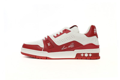 Lo*is V*it*on Trainer #54 Signature Red White