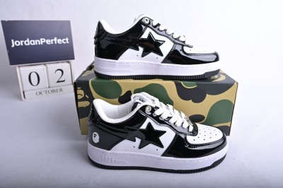 A Bathing Ape Bape Sta Low Black             001FWH701001_BLK_A