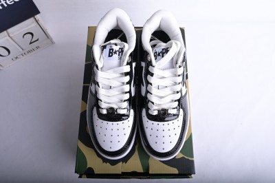 A Bathing Ape Bape Sta Low Black             001FWH701001_BLK_A