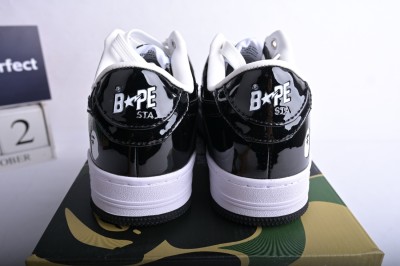 A Bathing Ape Bape Sta Low Black             001FWH701001_BLK_A