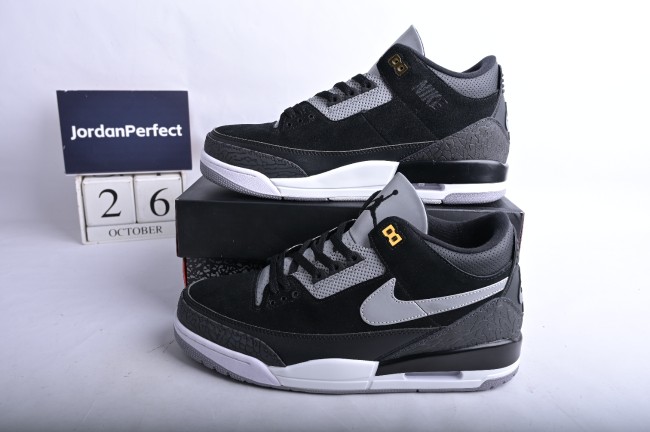 Jordan 3 Retro Tinker Black Cement Gold    CK4348-007