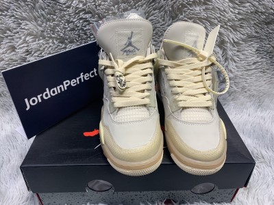 Jordan 4 Retro Off-White Sail (W)    CV9388-100