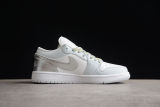 Jordan 1 Low SE Tear Away Silver  DX6070-101