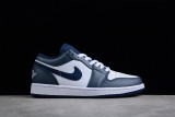 Jordan 1 Low True Blue 553558-414