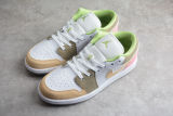 Jordan 1 Low Pastel Grind Vivid Green (GS) DJ0341-100