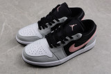 Jordan 1 Low Black Grey Pink 553558-062