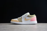 Jordan 1 Low Pastel Grind Vivid Green (GS) DJ0341-100