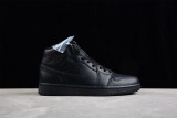 Jordan 1 Mid Triple Black (2022) 554724-093