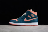 Jordan 1 Mid Dark Teal Green (W) BQ6472-308