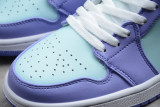 Jordan 1 Mid Purple Aqua (GS)  554725-500