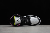 Jordan 1 Mid White Black Cyber Pink (GS) CZ9835-100