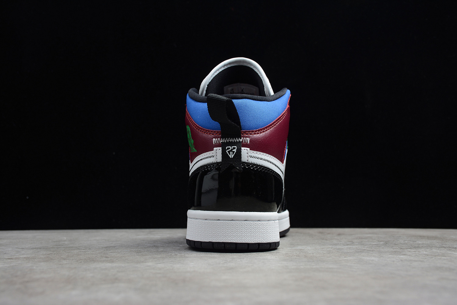 Jordan 1 Mid SE Black White Multi-Color (W) DB5454-001