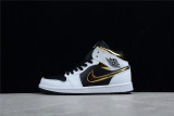 Jordan 1 Mid White Gold Black (GS) 554724-190