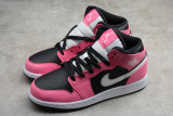 Jordan 1 Mid Pinksicle (GS) 555112-002