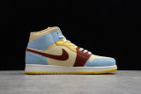 Jordan 1 Mid SE Fearless Maison Chateau Rouge CU2803-200