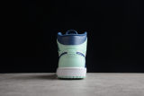 Jordan 1 Mid Mystic Navy Mint Foam 554724-413