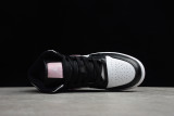 Jordan 1 Mid White Black Light Arctic Pink (GS) 555112-103