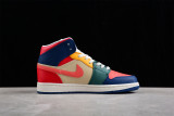 Jordan 1 Mid SE Multi Color (2022) (W) DN3738-400