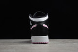 Jordan 1 Mid White Black Light Arctic Pink (GS) 555112-103