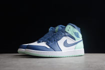 Jordan 1 Mid Mystic Navy Mint Foam 554724-413