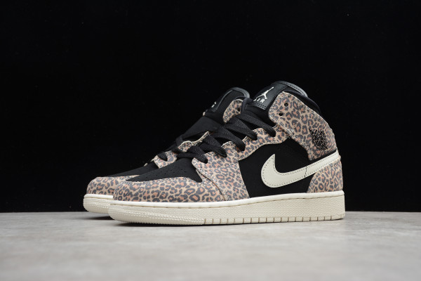 Jordan 1 Mid SE Leopard (GS) BQ6931 021