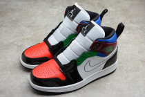 Jordan 1 Mid SE Black White Multi-Color (W) DB5454-001