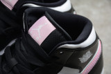 Jordan 1 Mid White Black Light Arctic Pink (GS) 555112-103