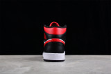 Jordan 1 Mid White Black Red (2022) 554724-079