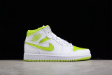 Jordan 1 Mid White Lime (W) BQ6472-131