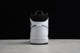 Jordan 1 Mid White Black 554724-113