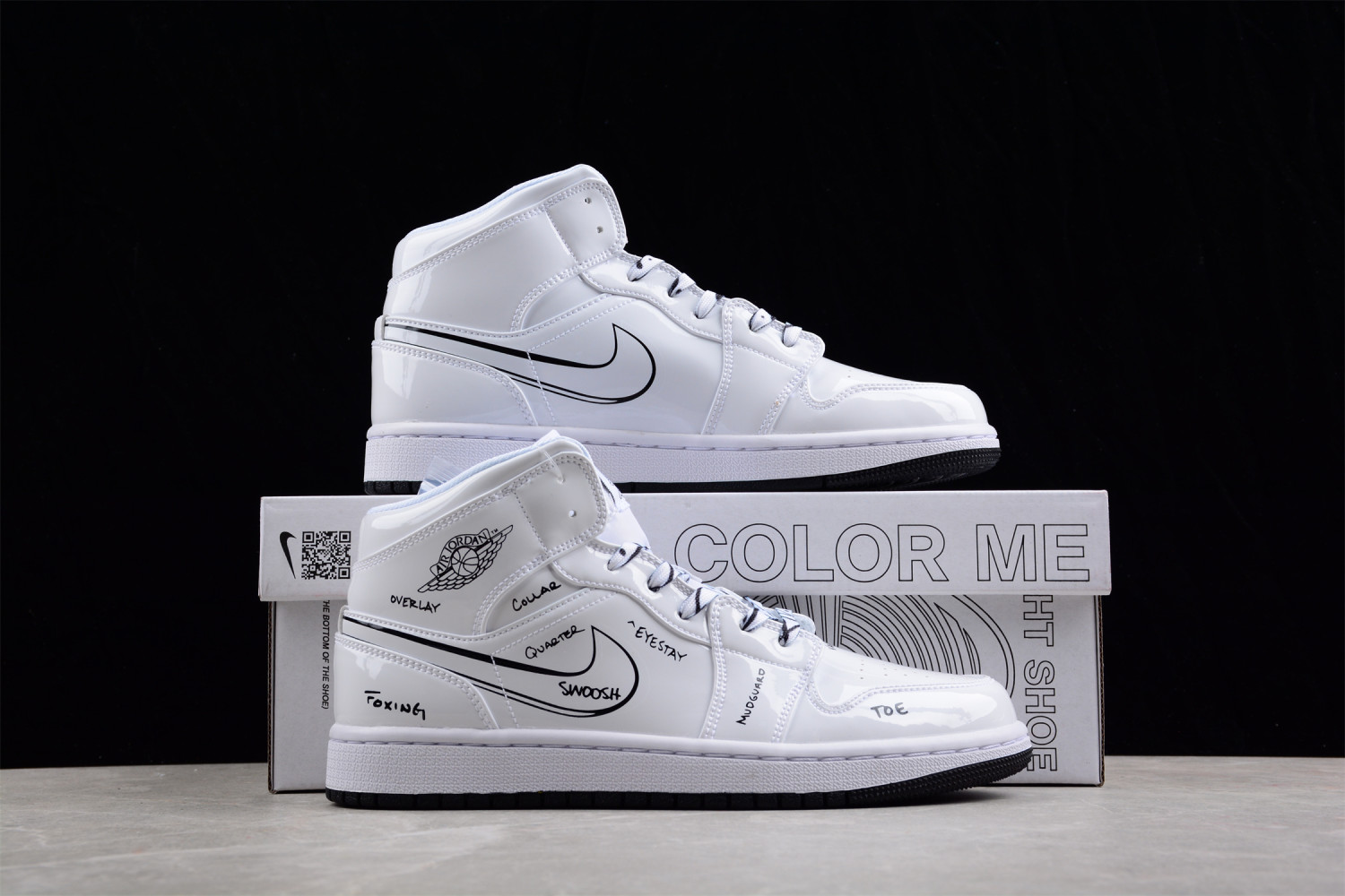 Jordan 1 Mid Schematic (GS) DQ1864-100