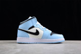 Jordan 1 Mid Ice Blue (GS) 555112-401