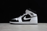 Jordan 1 Mid White Black 554724-113