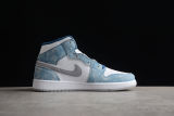 Jordan 1 Mid French Blue Fire Red DN3706-401