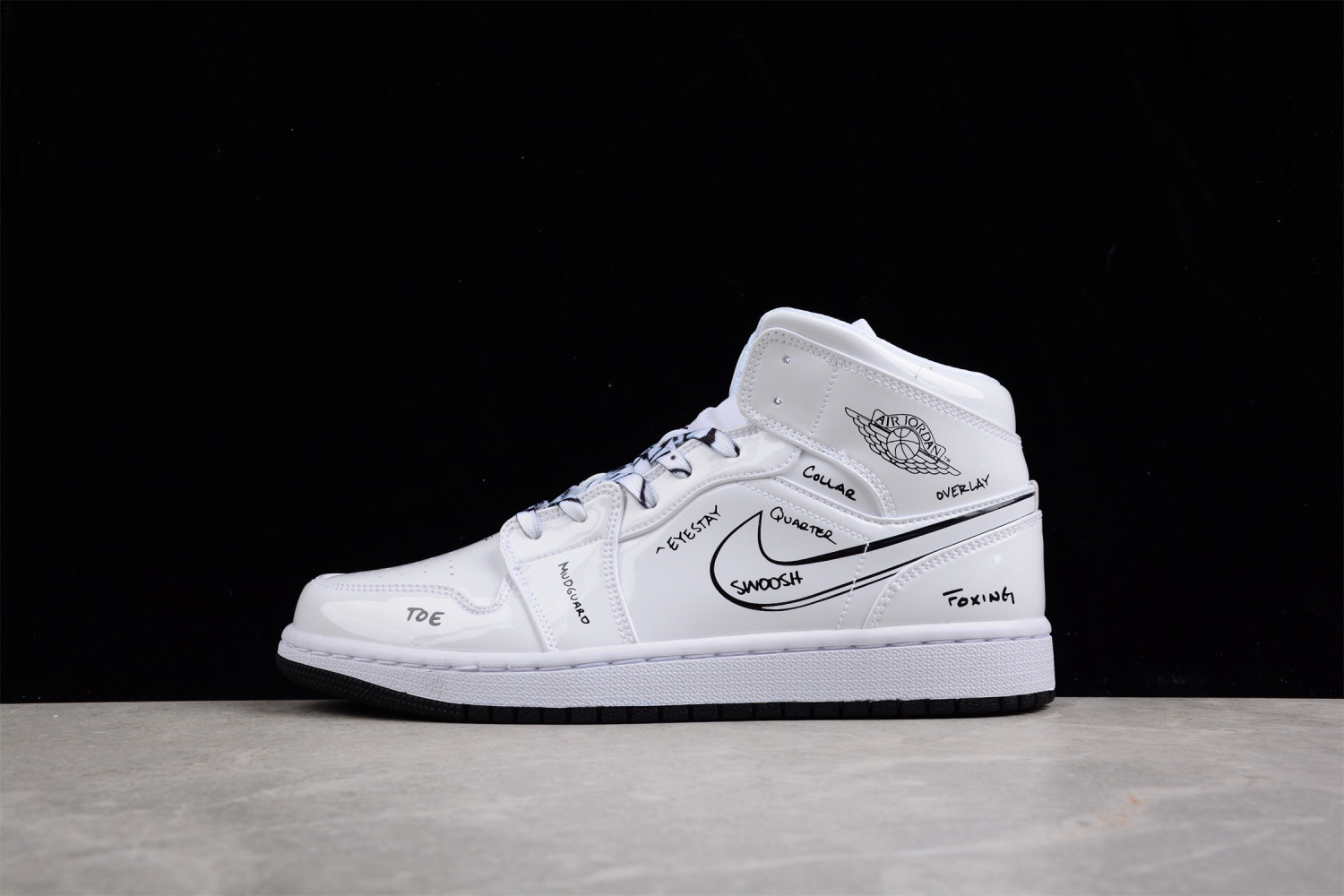 Jordan 1 Mid Schematic (GS) DQ1864-100