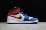 Jordan 1 Mid Multi-Color Swoosh 852542-146