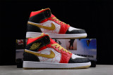 Jordan 1 Mid XQ White Black Sport Red DV0576-176