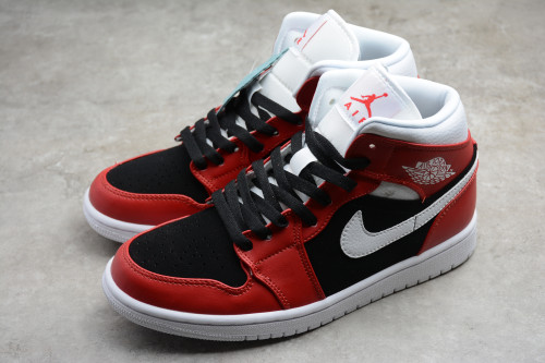 Jordan 1 Mid Gym Red Black (W) BQ6472 601