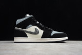 Jordan 1 Mid Premium Winterized Black Grey 852542-001