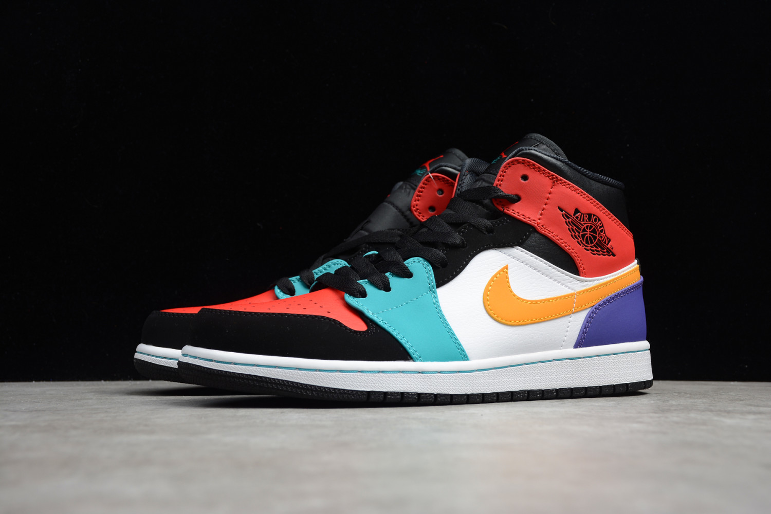 Jordan 1 Mid Bred Multi-Color 554724-125
