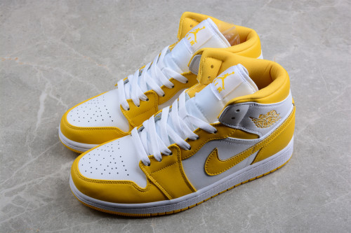 Jordan 1 Mid White University Gold (W) BQ6472-117