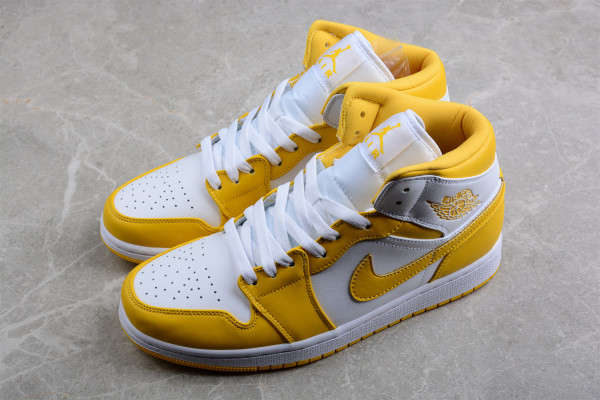 Jordan 1 Mid White University Gold (W) BQ6472-117